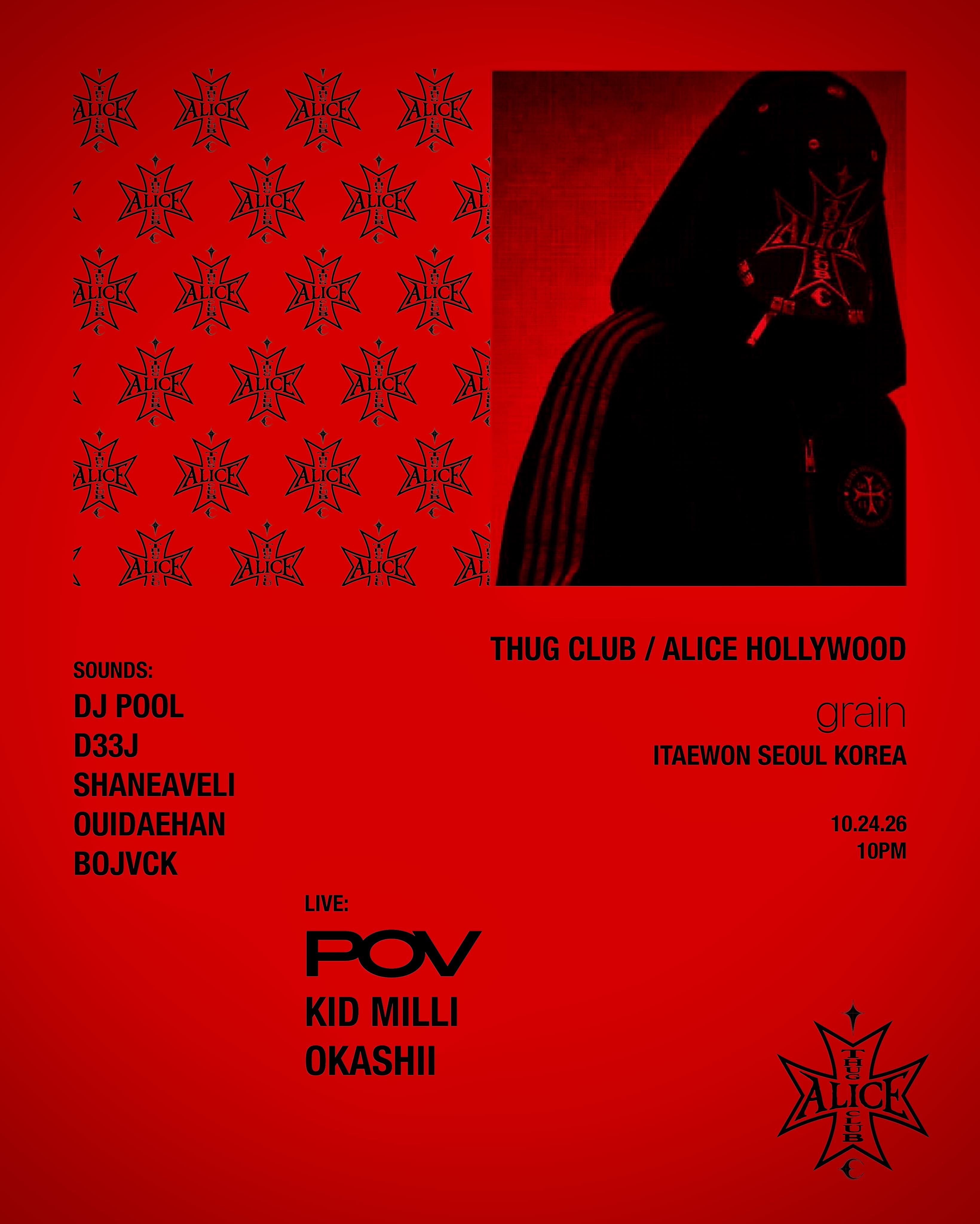 THUG CLUB × ALICE HOLLYWOOD