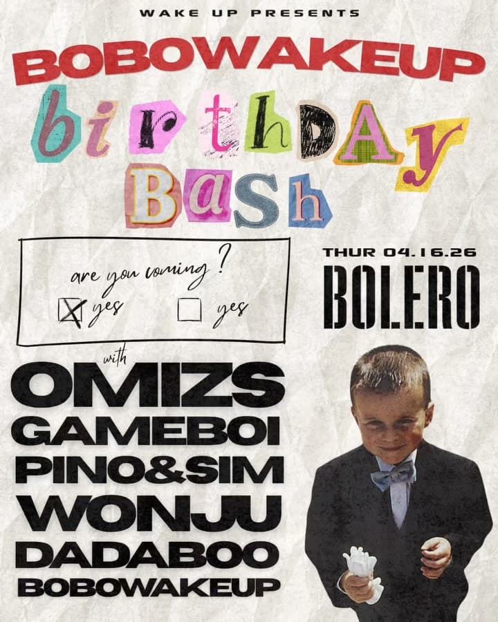BOBOWAKEUP BIRTHDAY BASH