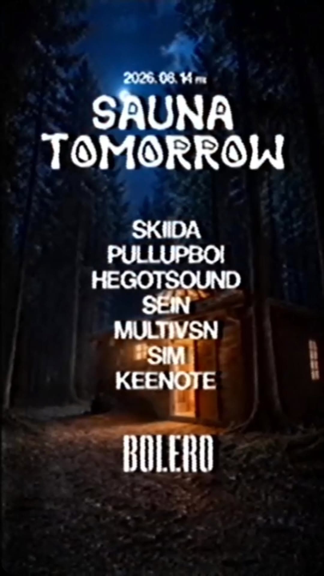 SAUNA TOMORROW