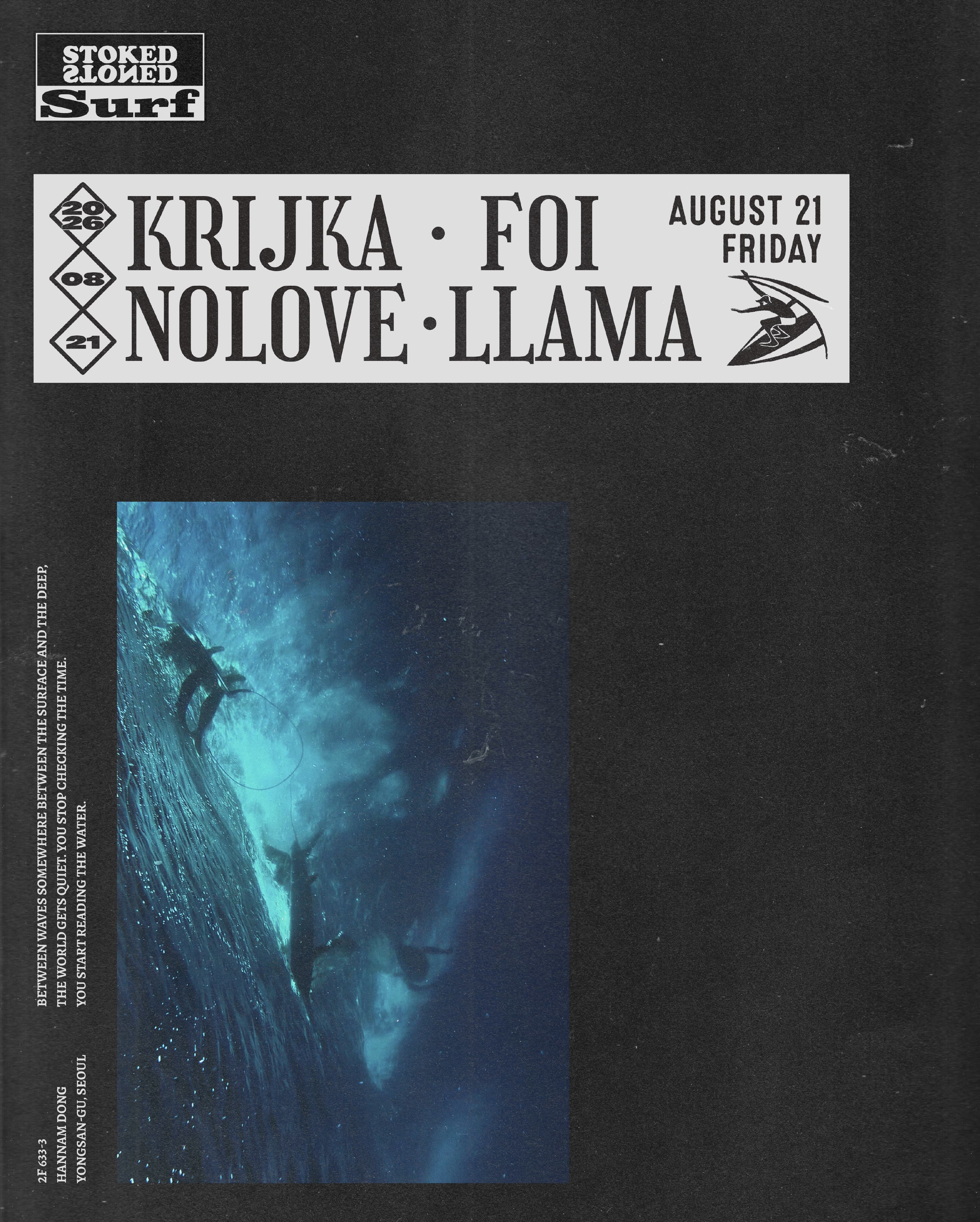 KRIJKA · FOI · NOLOVE · LLAMA