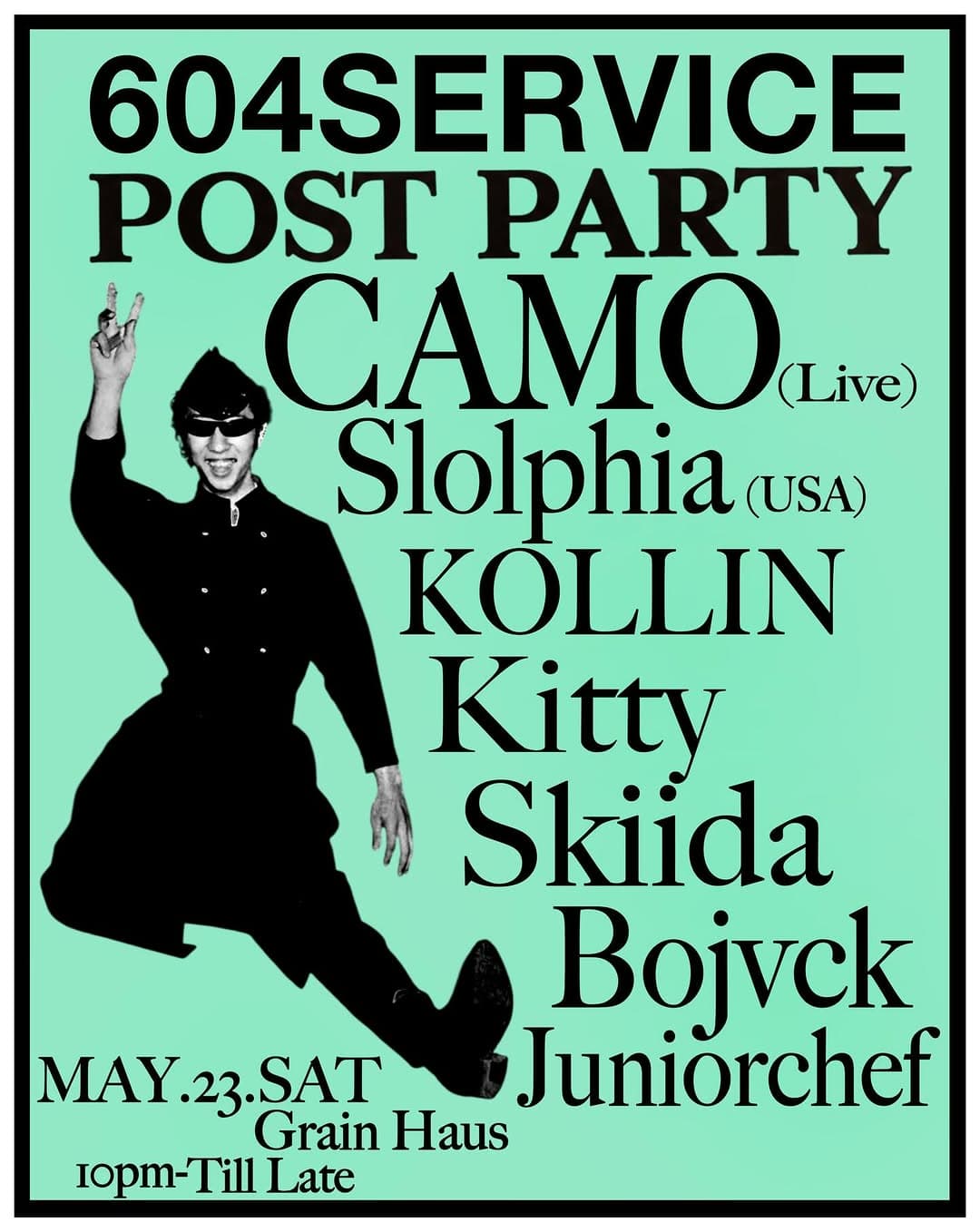 604SERVICE x POST PARTY