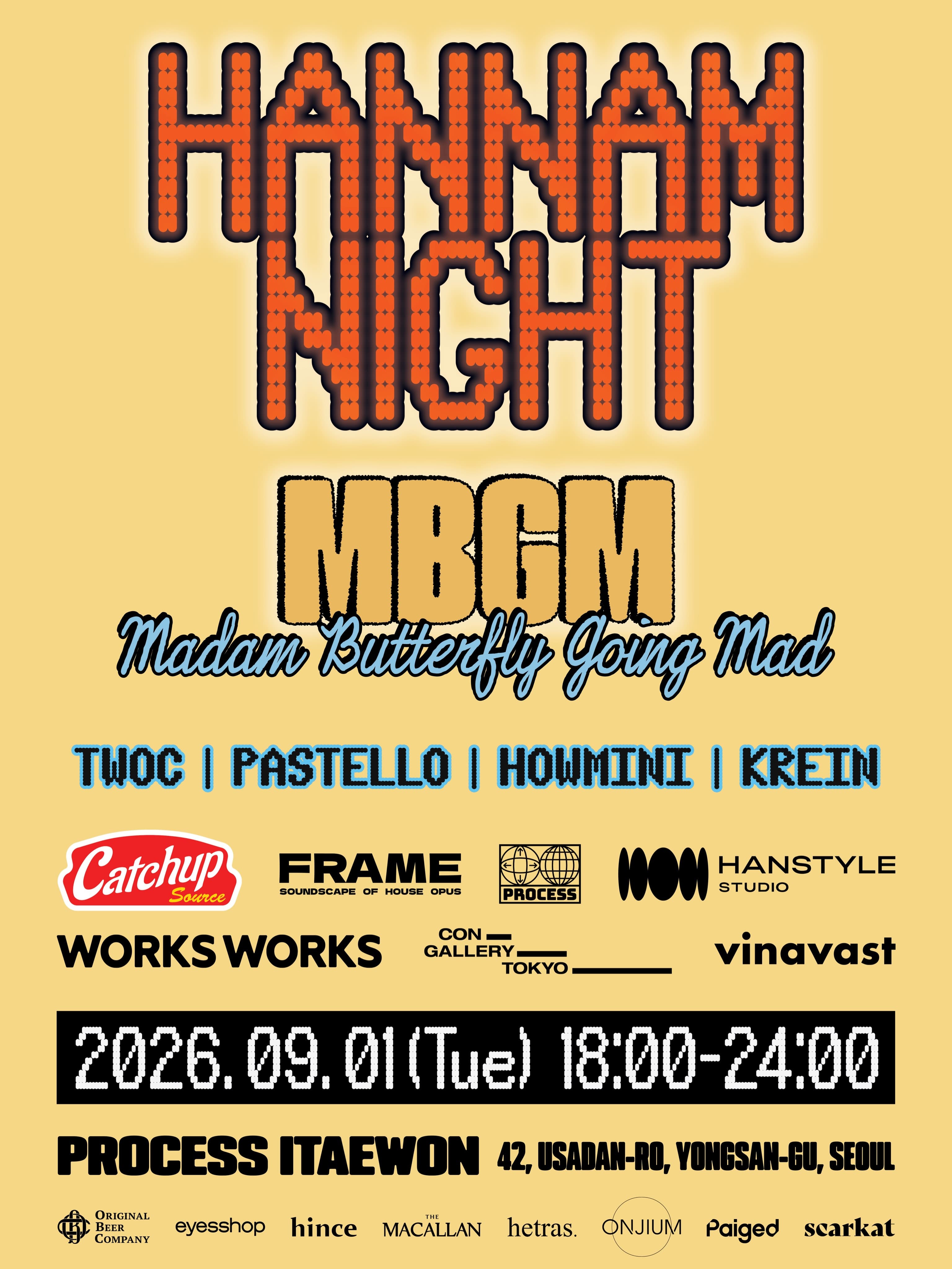 FRIEZE HANNAM NIGHT: MBGM PROJECT