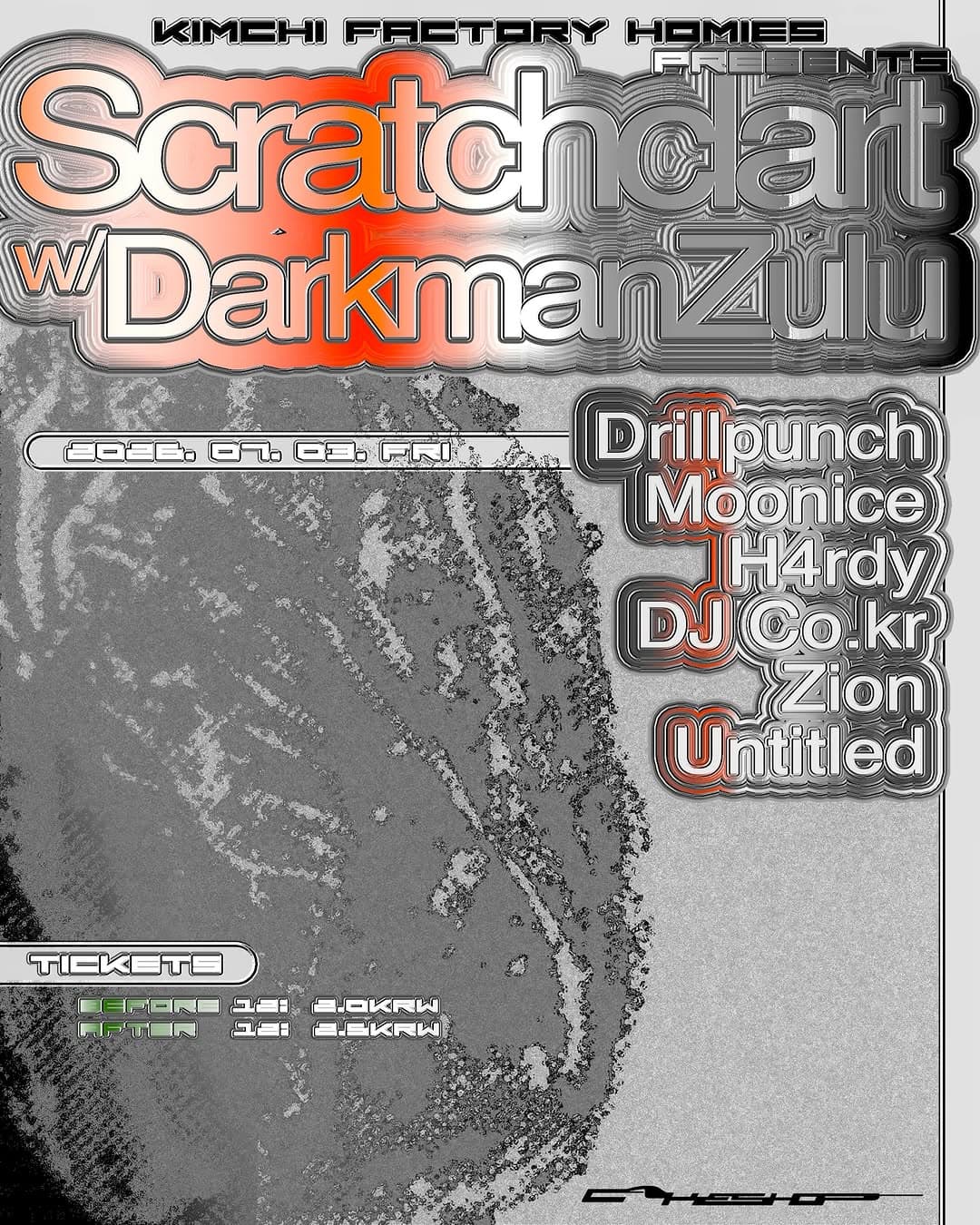 Kimchi Cult! w/ Scratchclart & DarkmanZulu