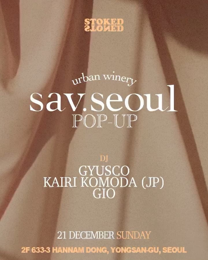 SAV SEOUL POP-UP
