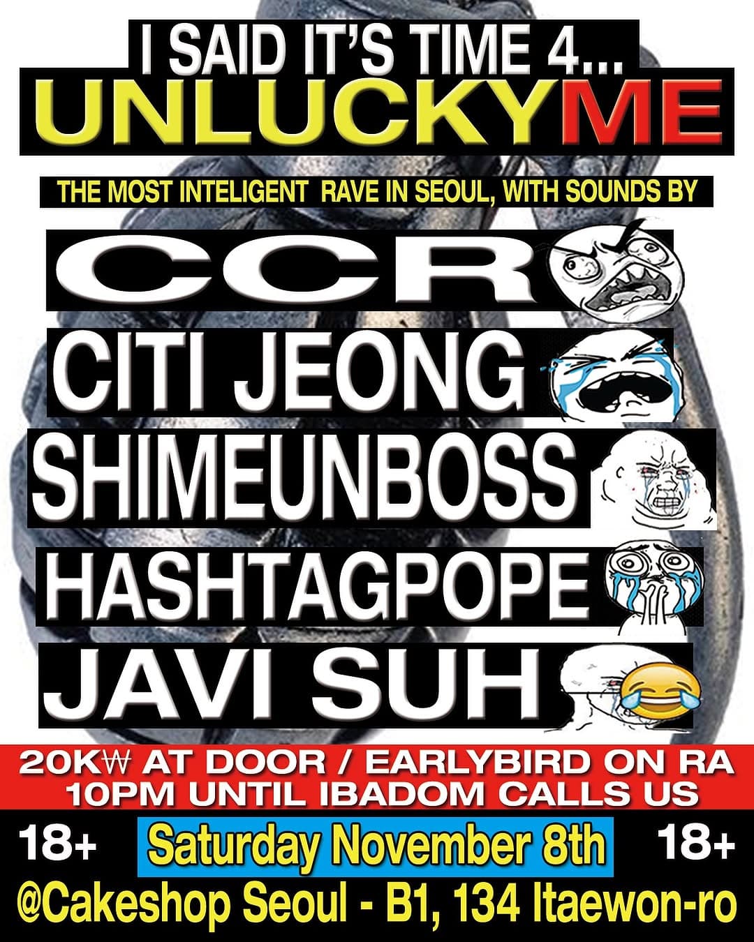 THE MOST INTELIGENT RAVE IN SEOUL WITH SOUND BY UNLUCKME